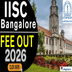 IISc Bangalore Fee Structure 2026 Out @iisc.ac.in; Check Course-Wise Fees Here